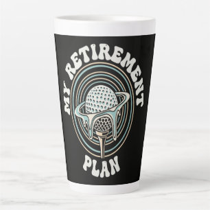 Mein Rentenplan Golf-Rentner Golfer Milchtasse