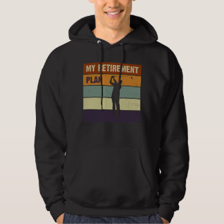 Mein Rentenplan Golfspieler  Boxen Hoodie
