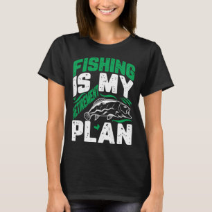 Mein Rentenplan ist Angeln und Rentner T-Shirt