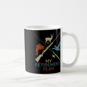 Mein Rentenplan Jagd Angeln Jäger Großvater Kaffeetasse