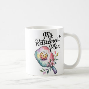 Mein Rentenplan Pickleball Spaß für Rentner  Kaffeetasse