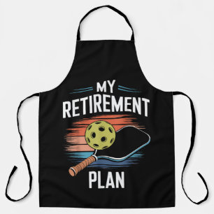 Mein Rentenplan Pickleball-Spieler Schürze