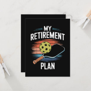 Mein Rentenplan Pickleball-SpielerMein Ruhestand Einladung