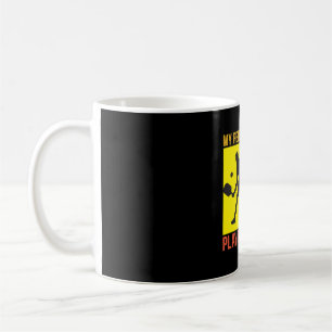 Mein Rentenplan spielt Pickleball Dink Kitchen Kaffeetasse