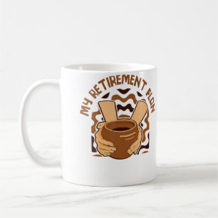 Mein Rentenplan Töpferei Pro-Töpferscheibe Hobby-L Kaffeetasse