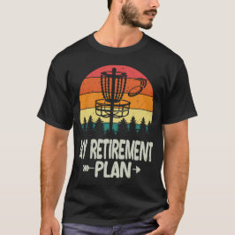 Mein Rentplan Funny Frisbee Golf - Disk Golf T-Shirt