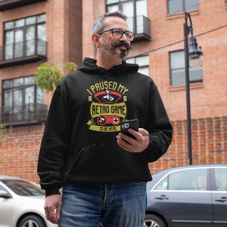 Mein Retro-Spiel gestoppt - Vintager Gamer Hoodie