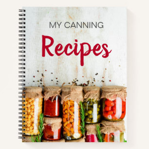 Mein Rezept für Canning Notizbuch