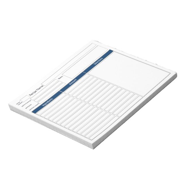 Mein Rezept Notizblock (Rotiert)