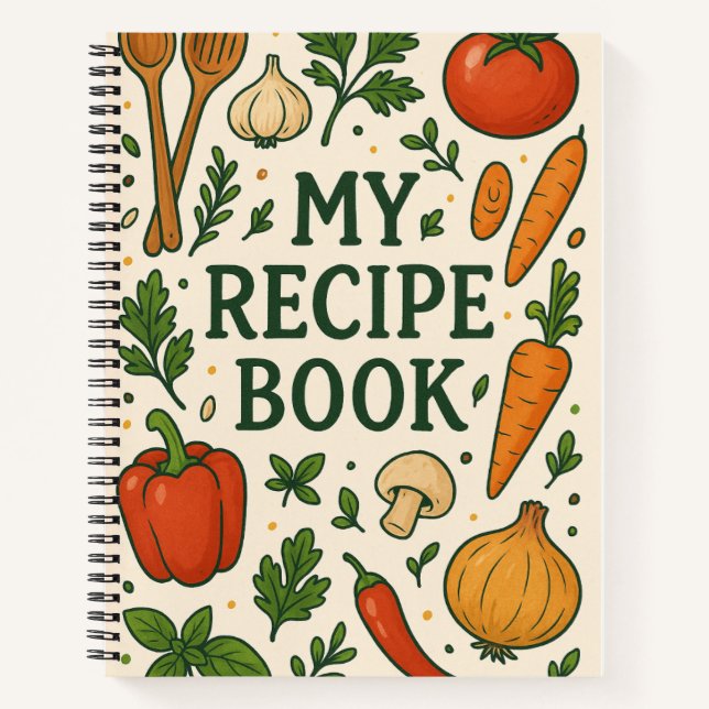 Mein Rezept Notizbuch (Vorderseite)