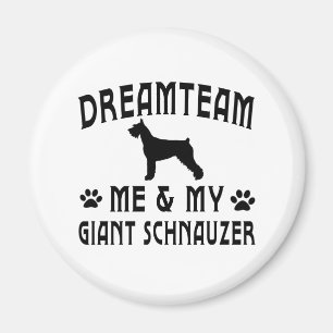 Mein Riesenschnauzer-Hund Magnet