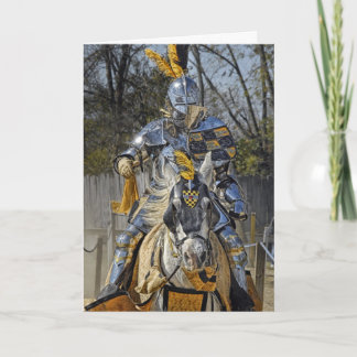 Mein Ritter in leuchtender Rüstung danke Karte