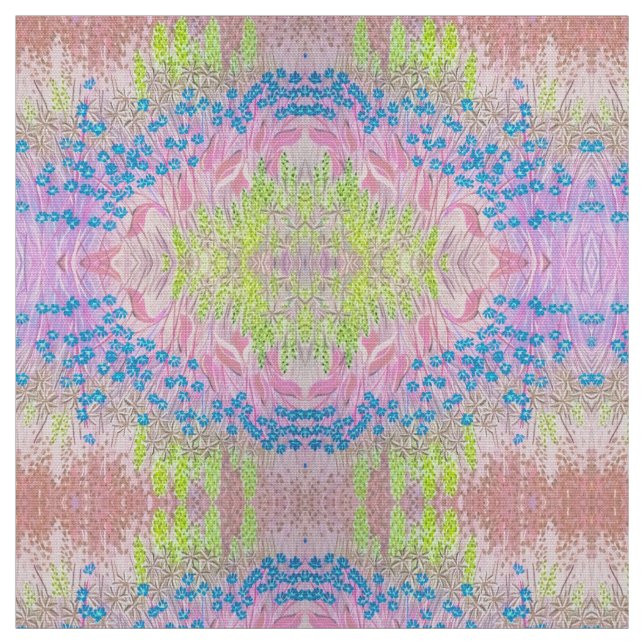 Mein rosa Wiesenstoff Stoff (Muster)