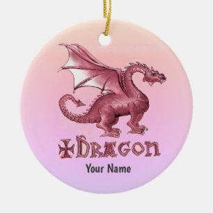Mein Roter Drache Keramik Ornament