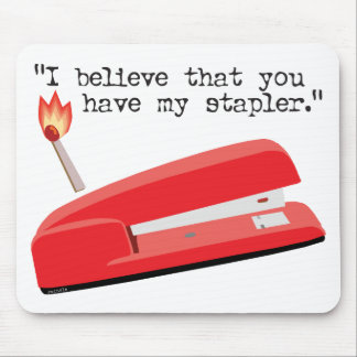 Mein roter Hefter Mousepad