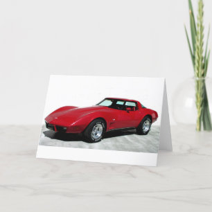 Mein Rotes Korvette von 1979 Karte