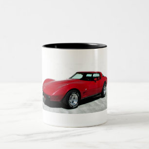 Mein Rotes Korvette von 1979 Zweifarbige Tasse