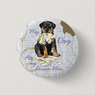 Mein Rottweiler hat meinen Lektionsplan aufgegriff Button