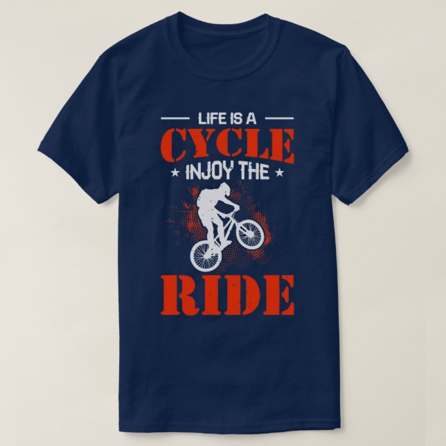 mein Ruhestandsfahrrad (18) T-Shirt (Design vorne)