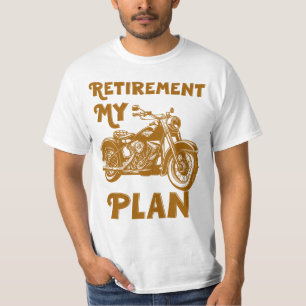 Mein Ruhestandsplan Motorrad T-Shirt