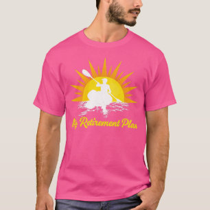 Mein Ruhestandsplan Retro Sunset Kayak Boot Kayaki T-Shirt