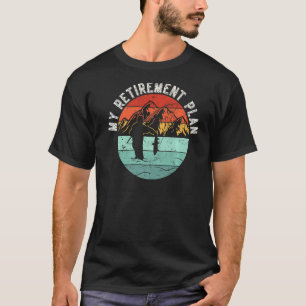 Mein Ruhestandsplan Vintage Fischerei T-Shirt
