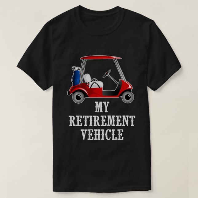 Mein Ruhestätter Funny Golf t T-Shirt (Design vorne)