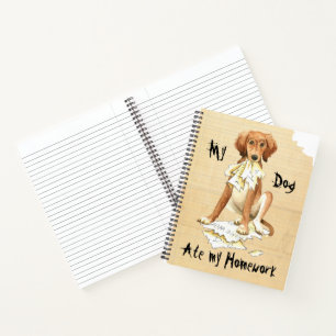 Mein Saluki Ate meine Hausaufgaben Notizbuch