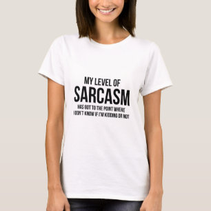 Mein Sarasmus-Level T-Shirt