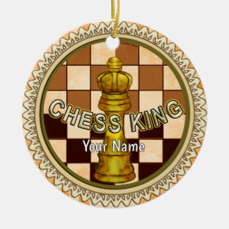 Mein Schachkönig Keramik Ornament