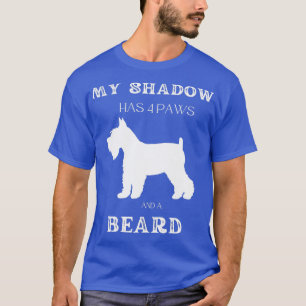 Mein Schatten hat 4 Pfoten und einen Schnauzer aus T-Shirt