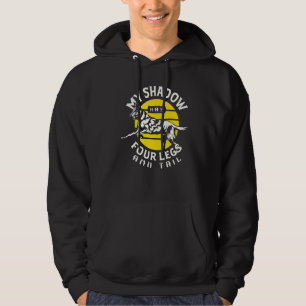 Mein Schatten hat vier Beine und Schwanz deutschen Hoodie