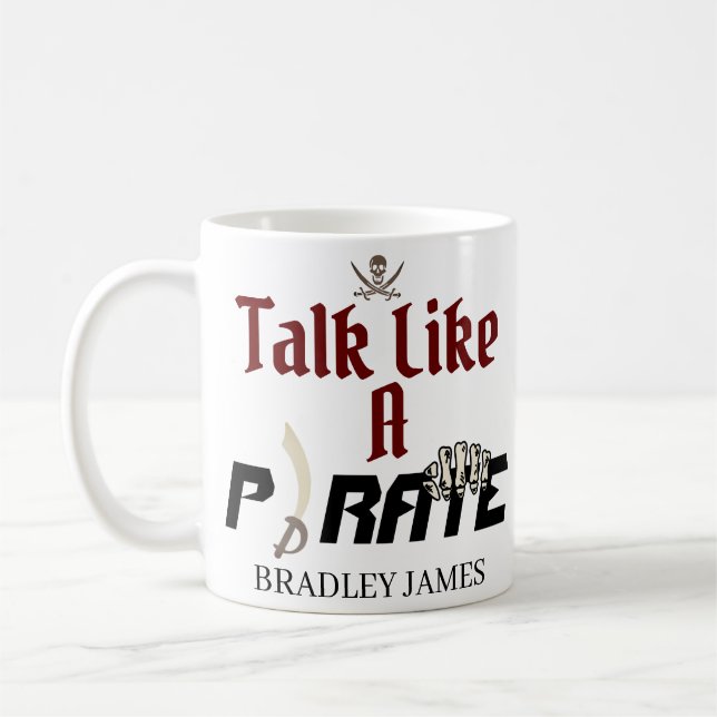 Mein Schatz | International Talk Like a Pirate Day Kaffeetasse (Links)