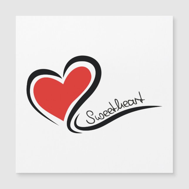 Mein Schatz-Valentinsgruß Magnetkarte (Vorderseite)