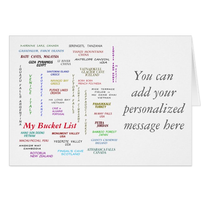 Mein Schaufel für Reisen (Vorderseite (Horizontal))