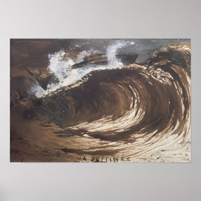 Mein Schicksal, 1857 Poster (Vorne)