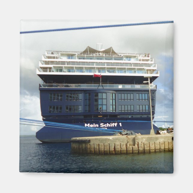 Mein Schiff 1 Stern Magnet (Vorne)