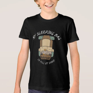 Mein Schlafsack ist voller Sand Wüstencamping Tri-Blend Shirt