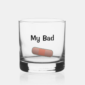 Mein schlechtes anpassbares BandAid  Whiskyglas