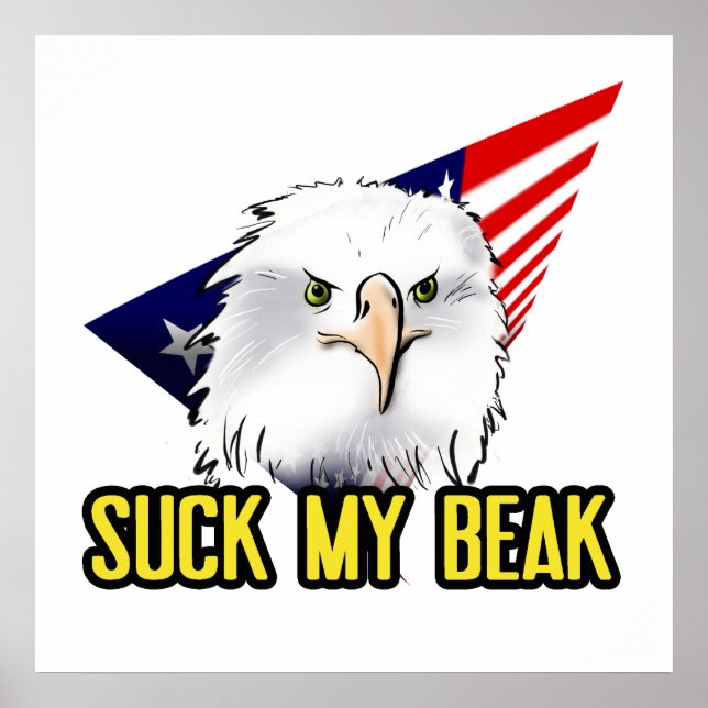 Mein Schnabel sind zum Kotzen Poster (Vorne)