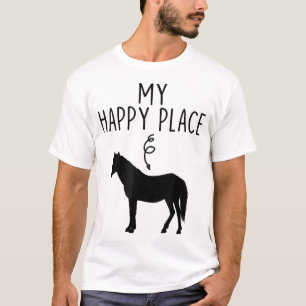 Mein schöner Platz Reiten Lover - Gönnt Pferdereit T-Shirt