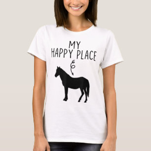Mein schöner Platz Reiten Lover - Gönnt Pferdereit T-Shirt