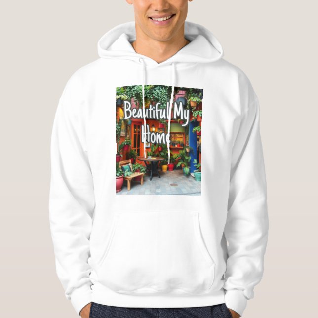 Mein schönes Zuhause  Hoodie (Vorderseite)