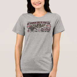 Mein Schraubenschlüssel kann dein Auto reparieren, Tri-Blend Shirt