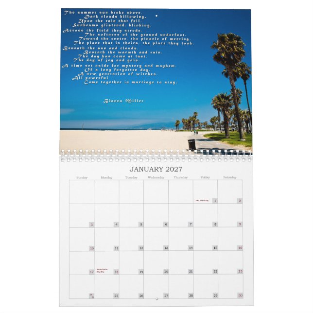 Mein schreiben Sie ihm 2008 Saisonversion des Kalender (Jan 2027)