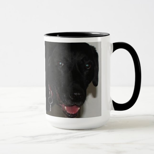 Mein schwarzer Labrador Tasse (Rechts)