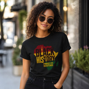 Mein Schwarzes Geschichtsbewusstsein Afrikanisches T-Shirt