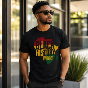 Mein Schwarzes Geschichtsbewusstsein Afrikanisches T-Shirt
