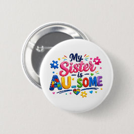 Mein Schwester ist AU-SOME Button