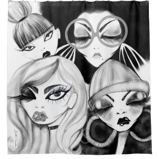 Mein Schwester-Wächter-Duschvorhang Duschvorhang (Vorderseite)